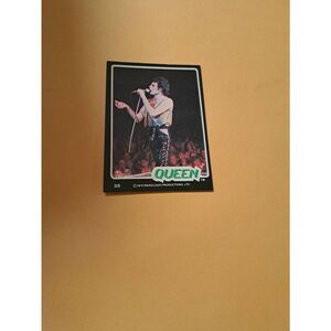 Vintage 1979 Raincloud Productions Queen Trading Card #25 Rock Band Memorabilia